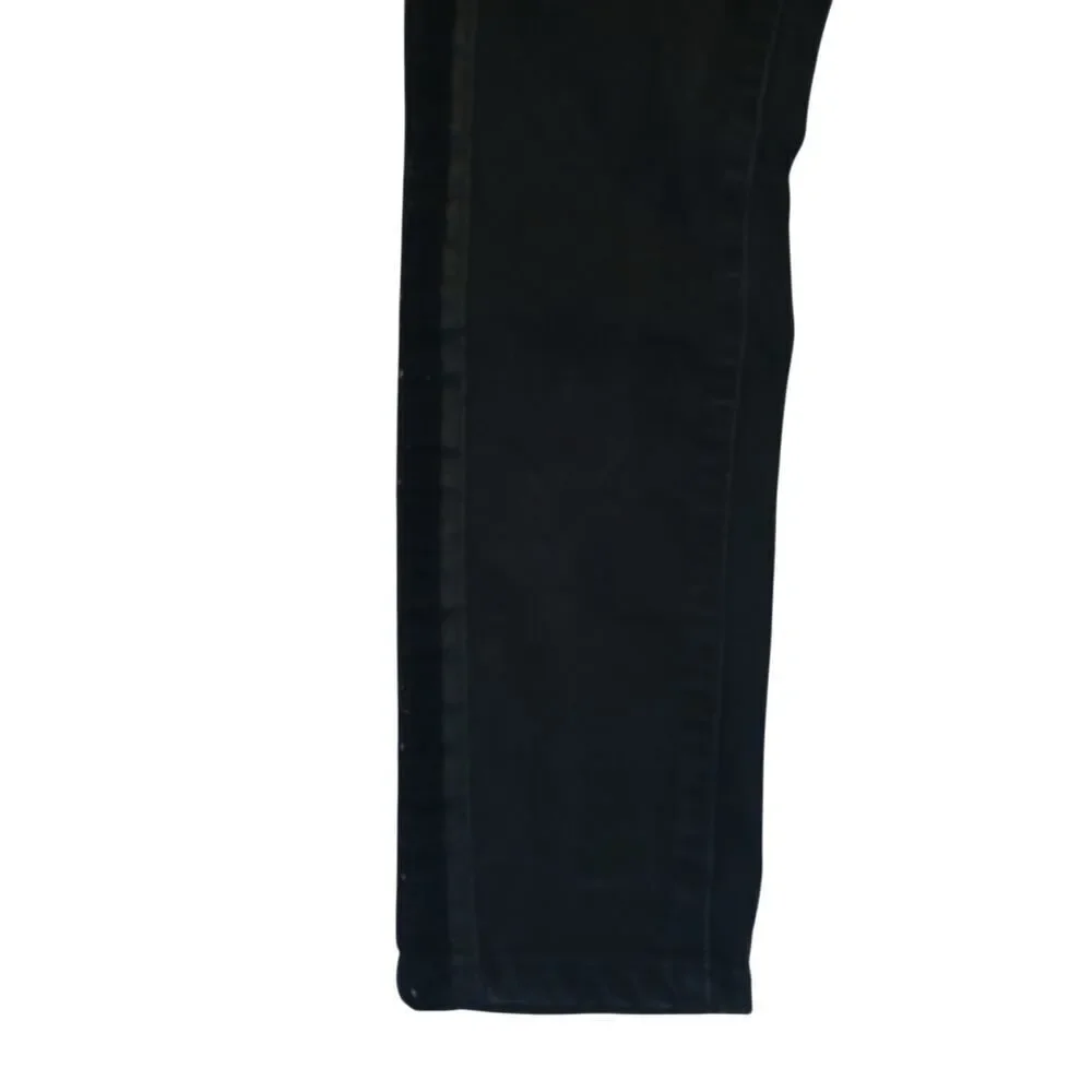 DENIZEN Women's High Rise Ankle Skinny Stretchy Black Wash Jeans - Size: 6